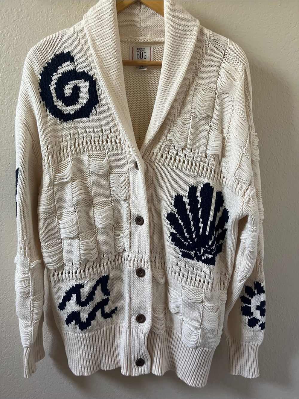 Urban Outfitters BDG Martha Beach Cardigan size S-P